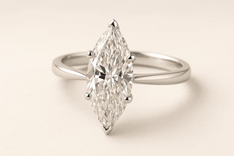 Marquise Diamond Engagement Ring