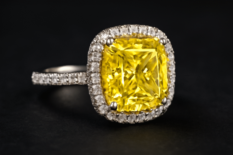  Yellow Diamond Ring
