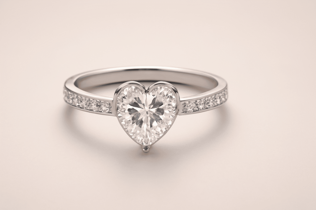 Heart Diamond Ring