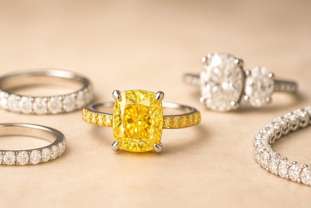 Yellow Diamond Ring