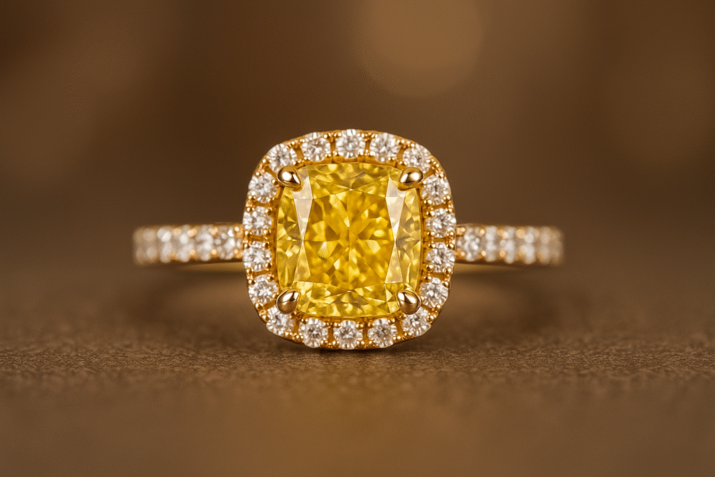 Yellow Diamond Ring