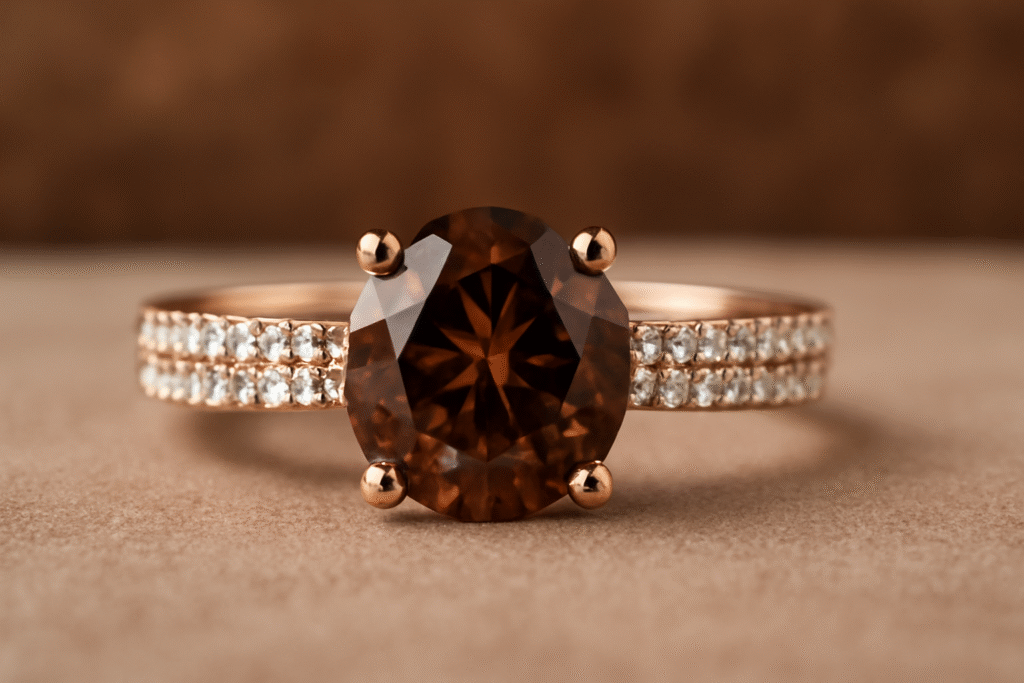 Chocolate Diamond Ring