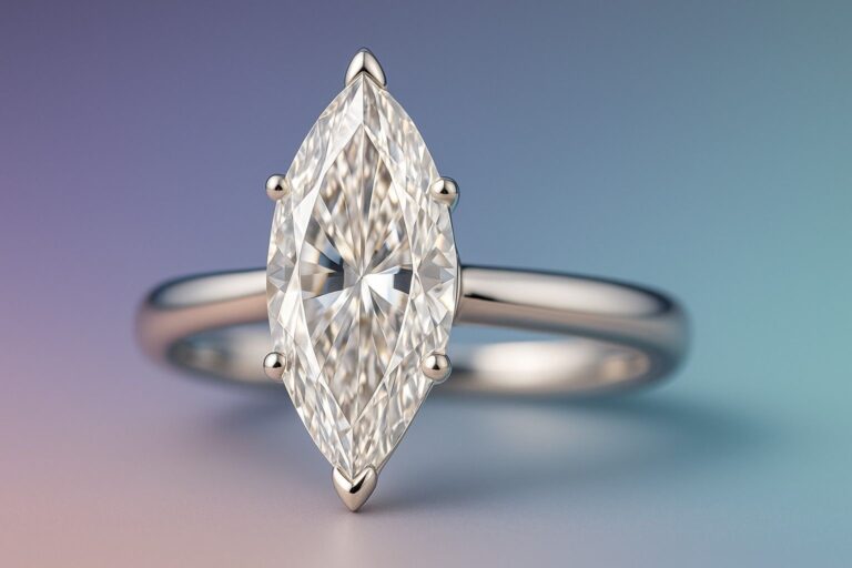 Marquise Diamond Engagement Ring