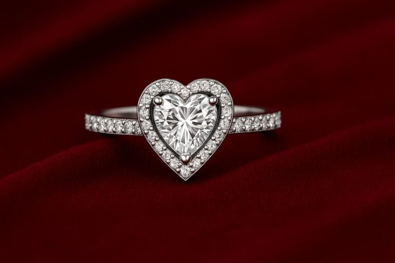 Heart Diamond Ring
