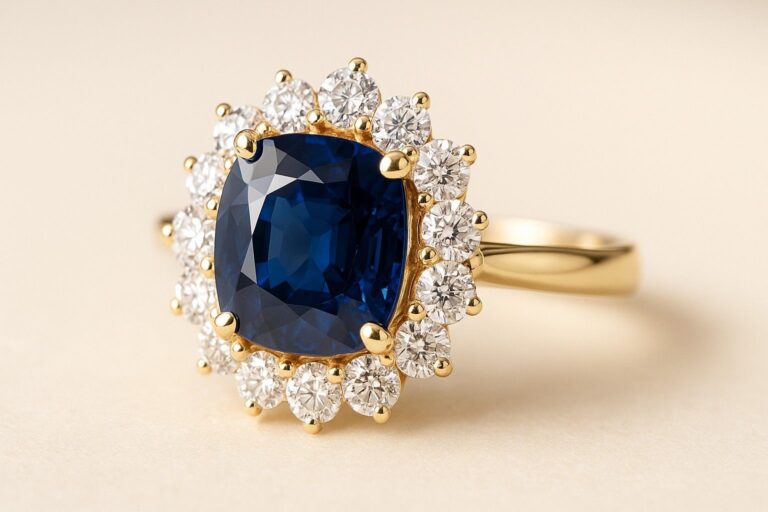 Sapphire and Diamond Ring