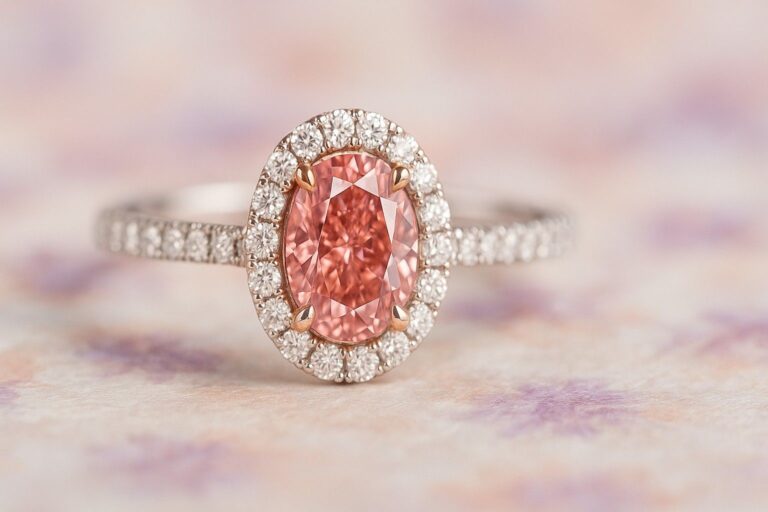  Pink Diamond Engagement Ring